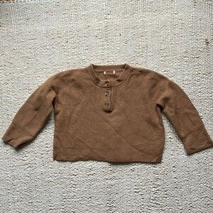 Madewell cropped cashmere sweater